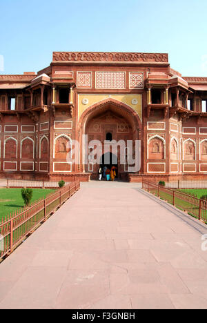 Jahangir palace à l'intérieur du fort Rouge d'Agra Uttar Pradesh ; ; ; l'Inde Banque D'Images