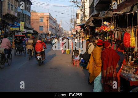 Rue de la ville ; Haridwar ; Uttarakhand ; Uttarakhand ; Inde ; Asie Banque D'Images