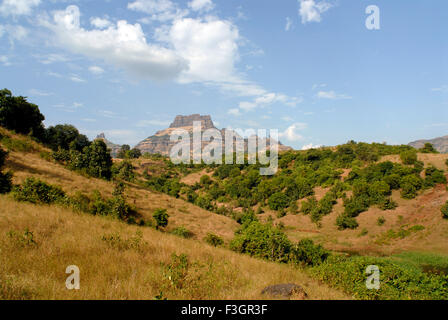 Fort Chanderi ; Taluka Panvel ; Badlapur , District Ratnagiri ; Ghats occidentaux , Maharashtra ; Inde , asie Banque D'Images