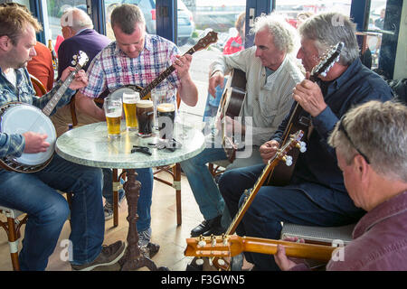 Session à bord de l'irlande baltimore Banque D'Images