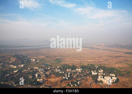 Perspective du paysage ; paysage ; Virar Bombay maintenant Mumbai Maharashtra ; Inde ; Banque D'Images