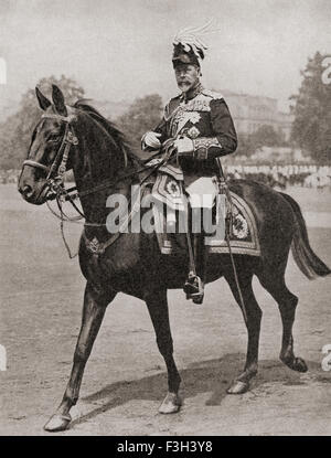 George V, 1865 - 1936. Roi du Royaume-Uni et les Dominions britanniques, et l'empereur de l'Inde, 1910 - 1936. Banque D'Images