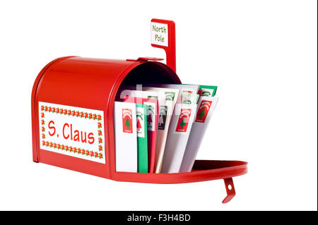 La boîte aux lettres du Père Noël" Banque D'Images