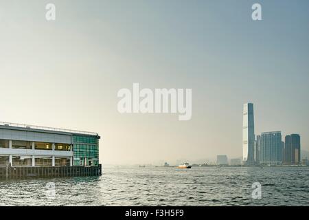 Le port de Victoria, Hong Kong Banque D'Images