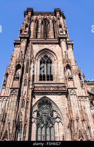 Cathédrale de Notre Dame de Strasbourg / Cathédrale Notre-Dame de Strasbourg, Alsace, France Banque D'Images