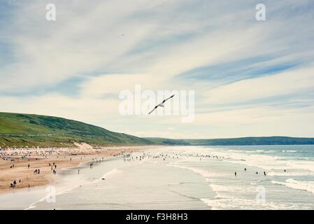 Woolacombe, North Devon, Angleterre Banque D'Images