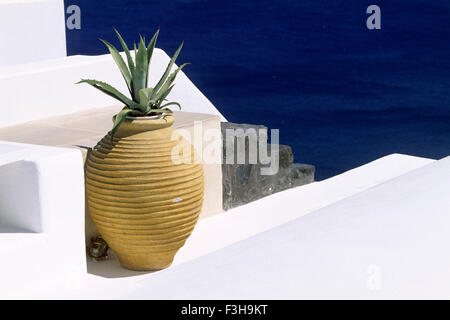 Grèce, Îles Cyclades, Santorin, Oia Banque D'Images