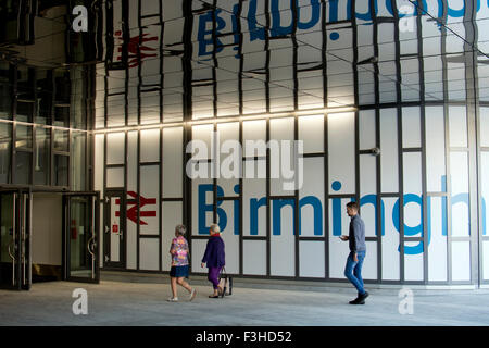 Le nouveau bâtiment de la gare New Street de Birmingham, UK détail Banque D'Images