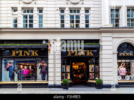 Thomas Pink Shirt pour hommes Exclusive Boutique, Jermyn Street, Mayfair, London Banque D'Images