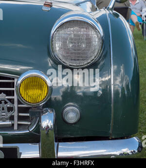 Triumph TR3, projecteur Vintage Car Banque D'Images