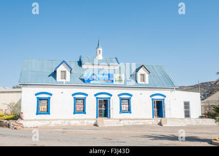 NABABEEP, AFRIQUE DU SUD - le 17 août 2015 : un bâtiment historique à Nababeep, une petite ville minière dans le Nord du Namaqualand Banque D'Images