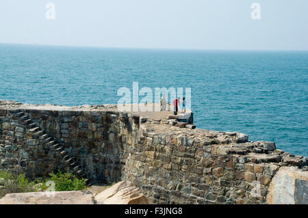 fort de Sindhudurgh ; Sindhudurg ; Maharashtra ; Inde ; Asie Banque D'Images