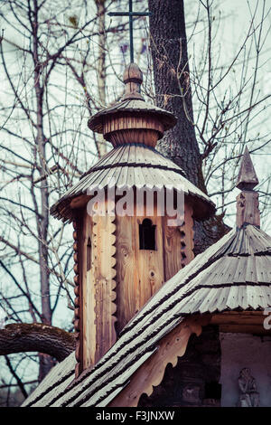 ZAKOPANE, Pologne - 11 MAI 2015 : Ancienne église Notre Dame de Czestochowa, construit en 1847, le plus ancien édifice religieux de la ville de MTI Banque D'Images