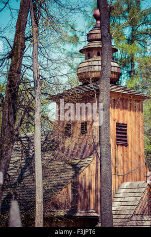 ZAKOPANE, Pologne - 11 MAI 2015 : Ancienne église Notre Dame de Czestochowa, construit en 1847, le plus ancien édifice religieux de la ville de MTI Banque D'Images