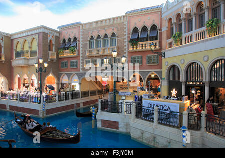 La Chine, Macao, Venetian, Resort, hôtel, casino, de l'intérieur, Banque D'Images