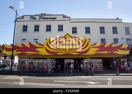 MARGATE, Kent, UK - 8 août. 2015. L'anglais à l'ancienne station balnéaire de jeux électroniques Inscrivez-vous dans la ville historique Banque D'Images