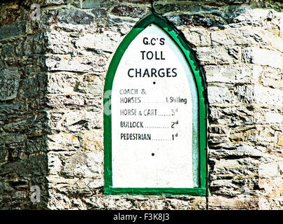 Toll House, près de Pont Yealm Yealmpton, sur la route entre Yealmpton & Modbury Banque D'Images