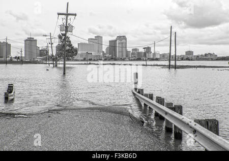 Vieux Alger en 2015, dix ans après l'Ouragan Katrina - La Nouvelle-Orléans, Louisiane Banque D'Images