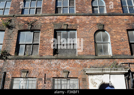 Travaux abandonnés de Wharncliffe, Shalesmoor Sheffield Angleterre, ancien bâtiment classé par l'usine Banque D'Images