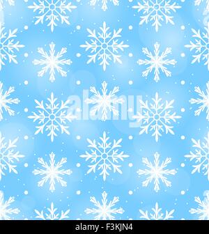 Fond d'écran transparent avec des flocons Illustration de Vecteur