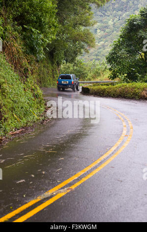 Route de Hana. Maui. Hawaii. Piscines Oheo Gulch Hana Highway le Mont Haleakala Maui Hawaii Océan Pacifique. La Hāna Highway est un 64,4- Banque D'Images