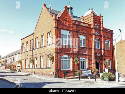 Hôtel de ville de Northwich, Cheshire, Angleterre l'ancien bâtiment de la bibliothèque Banque D'Images