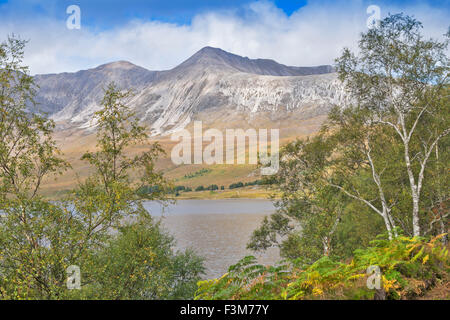 À l'automne de Beinn Eighe CLAIR SUR LE Loch Torridon GLEN ÉCOSSE HIGHLANDS Banque D'Images