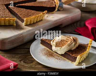 Tarte au chocolat Banque D'Images