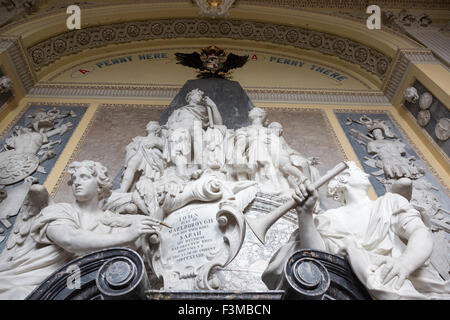 Woodstock, Oxfordshire, UK. 09/10/2015. L'exposition 'à l'intérieur d'un domaine de la distance", Lawrence Weiner à Blenheim Palace débutera le 10 octobre et se poursuivra jusqu'au 20 décembre 2015. Banque D'Images