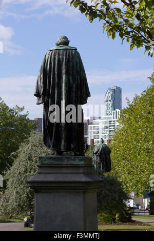 Alexander Balfour statue était un marchand écossais et fondateur de la compagnie maritime de Liverpool, Balfour St Johns, Liverpool, Royaume-Uni Banque D'Images