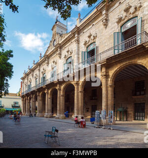 Le Palacio de los Capitanes, La Havane, Cuba Banque D'Images