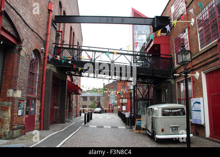 L'entrée de Kelham Island Museum à Sheffield, South Yorkshire, Angleterre Royaume-uni - 2015 Banque D'Images