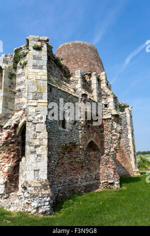 St Benet's Abbey, voûtes en pierre, dans les Norfolk Broads, Norfolk, Angleterre, Royaume-Uni, Europe. Situé sur la rivière Bure Norfolk Banque D'Images