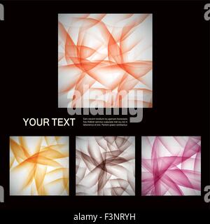 Jeu de ligne fond abstrait vecteur EPS10 Illustration de Vecteur