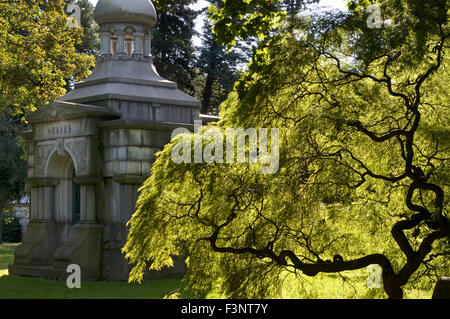 Woodlawn Cemetery. L'avenue Webster corner du 233e Rue. Du lundi au dimanche (4 M Woodlawn 8:30-17 / photographies de l'autorisation préalable Banque D'Images