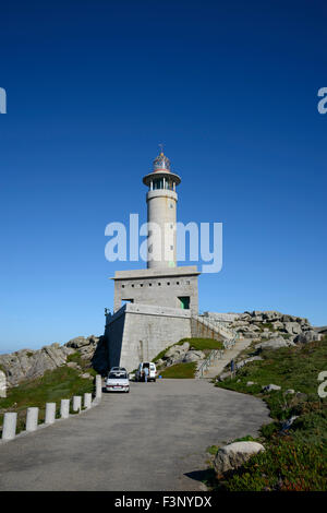 Leuchtturm - Faro de Punta Nariga, Galice, Espagne, Europe du nord Banque D'Images