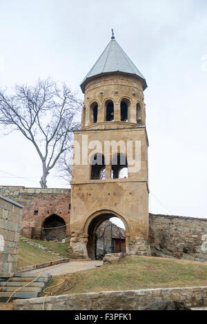 Clocher de Samtavro monastère à Mtskheta - l'ancienne capitale de la Géorgie Banque D'Images