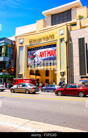 Le Dolby ATMOS Theatre sur Hollywood Boulevard à Hollywood CA Banque D'Images