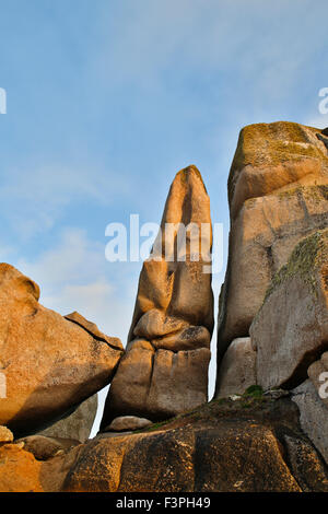 Granit Peninnis ; St Mary's Îles Scilly ; UK Banque D'Images