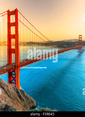 Golden Gate Bridge, San Francisco, Californie, USA. Banque D'Images