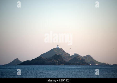 Pointe de la Parata, Sanguinaires, Ajaccio, Corse, France Banque D'Images