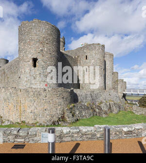 Château de Harlech, Gwynedd, Pays de Galles, Royaume-Uni Banque D'Images