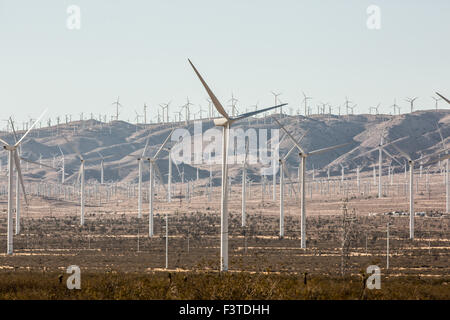 L'Alta Wind Energy Center dans le comté de Kern, en Californie. Banque D'Images