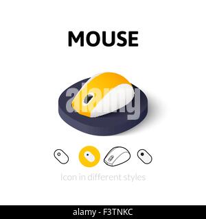 L'icône de la souris dans un style différent Illustration de Vecteur
