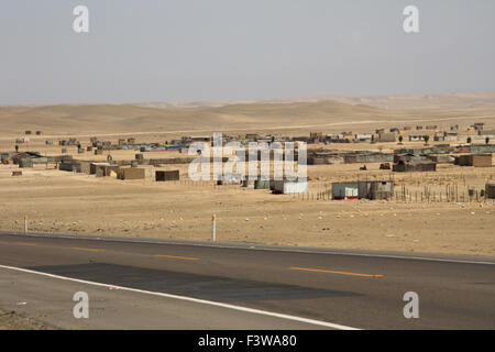 Village de désert Banque D'Images