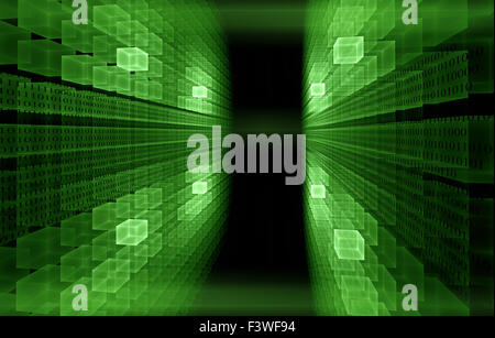 Code binaire, concept internet Banque D'Images