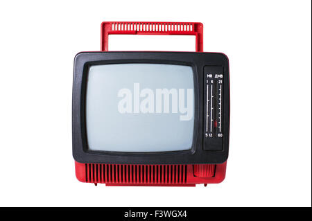 vieux téléviseur Banque D'Images