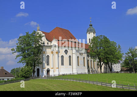 L'église de Wies, Allemagne Banque D'Images