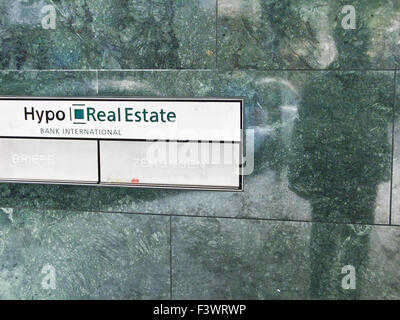 Hypo Real estate bank international, Banque D'Images