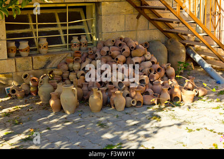 Tas de boules en argile Banque D'Images